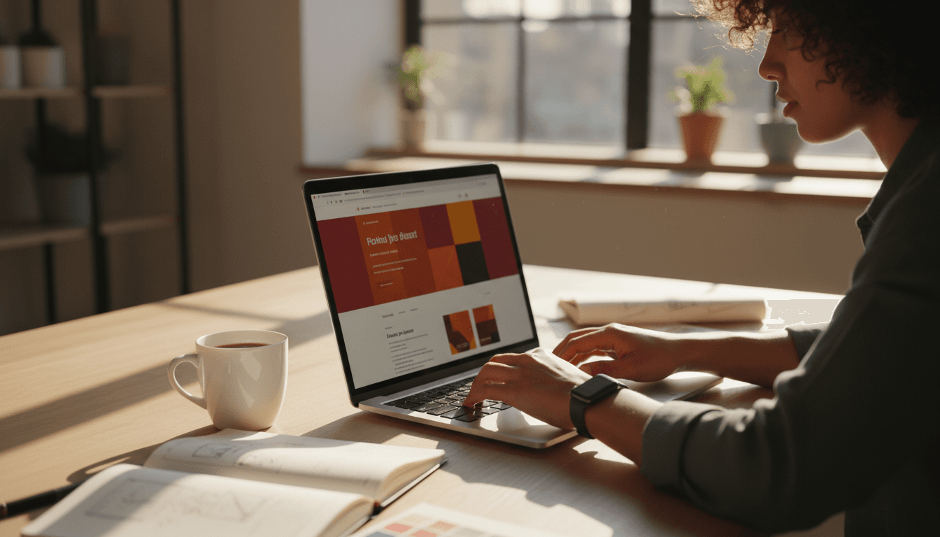 Web designer collaborating on lead-generation website project in Scottsdale